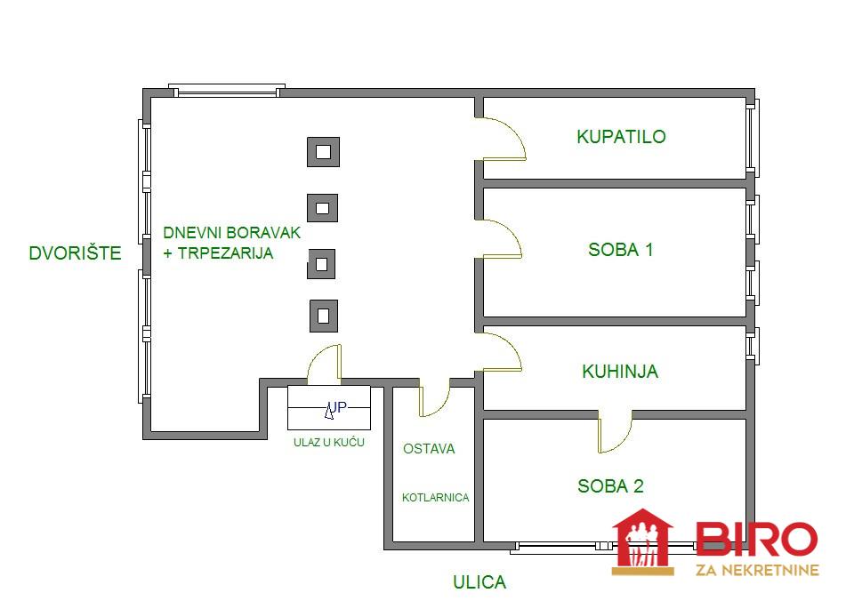 kuća - KISAČ - CENTAR - 3000886