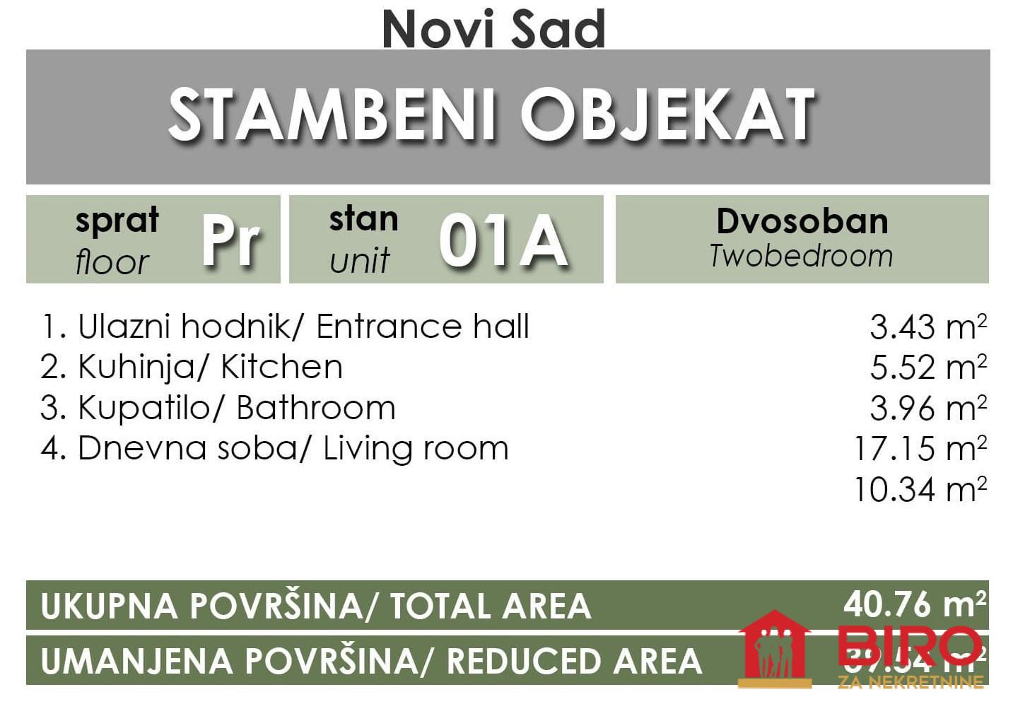 stan NOVI SAD - TELEP - 1012007
